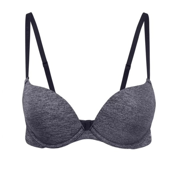 Adore Me Gray T-Shirt Bra with Adjustable Straps - Picture 1 of 5